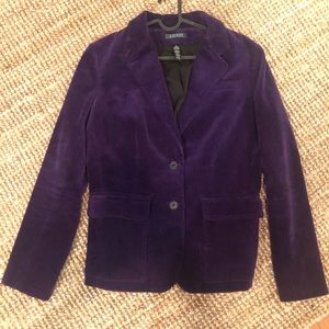 Ralph Lauren Purple Corduroy Blazer